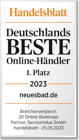 Handelsblatt: Neuesbad.de bester Bad Onlineshop 2022